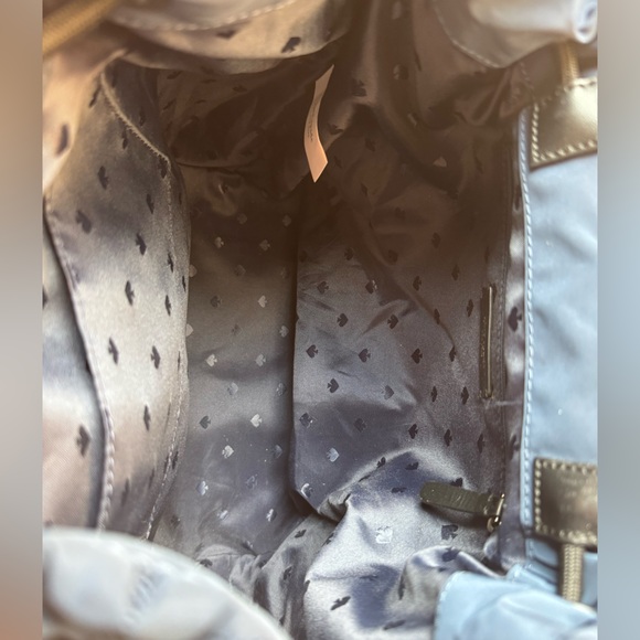 Kate Spade Large Navy Quilted Ellie Flap Backpack-EUC - Picture 7 of 15